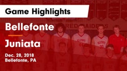 Bellefonte  vs Juniata  Game Highlights - Dec. 28, 2018