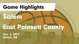 Salem  vs East Poinsett County Game Highlights - Jan. 3, 2022