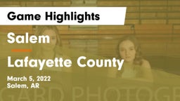 Salem  vs Lafayette County  Game Highlights - March 5, 2022