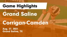 Grand Saline  vs Corrigan-Camden Game Highlights - Aug. 27, 2021
