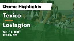 Texico  vs Lovington  Game Highlights - Jan. 14, 2023