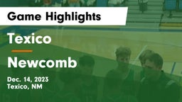 Texico  vs Newcomb  Game Highlights - Dec. 14, 2023