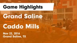Grand Saline  vs Caddo Mills  Game Highlights - Nov 22, 2016
