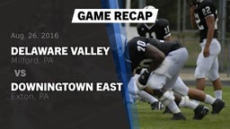 Recap: Delaware Valley  vs. Downingtown East  2016