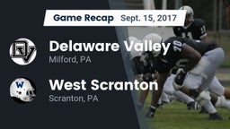 Recap: Delaware Valley  vs. West Scranton  2017