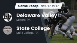 Recap: Delaware Valley  vs. State College  2017