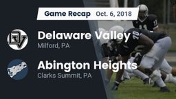 Recap: Delaware Valley  vs. Abington Heights  2018
