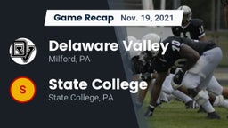 Recap: Delaware Valley  vs. State College  2021