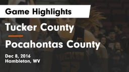 Tucker County  vs Pocahontas County Game Highlights - Dec 8, 2016