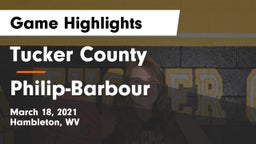 Tucker County  vs Philip-Barbour Game Highlights - March 18, 2021