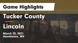 Tucker County  vs Lincoln  Game Highlights - March 20, 2021