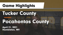 Tucker County  vs Pocahontas County Game Highlights - April 21, 2021