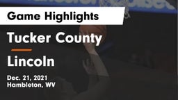 Tucker County  vs Lincoln  Game Highlights - Dec. 21, 2021