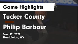 Tucker County  vs Philip Barbour  Game Highlights - Jan. 12, 2022