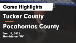 Tucker County  vs Pocahontas County Game Highlights - Jan. 14, 2022
