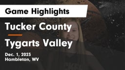 Tucker County  vs Tygarts Valley  Game Highlights - Dec. 1, 2023