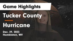 Tucker County  vs Hurricane  Game Highlights - Dec. 29, 2023