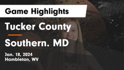 Tucker County  vs Southern. MD Game Highlights - Jan. 18, 2024