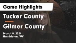 Tucker County  vs Gilmer County  Game Highlights - March 8, 2024