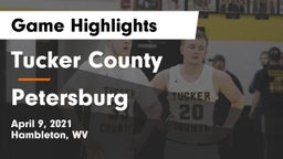 Tucker County  vs Petersburg  Game Highlights - April 9, 2021