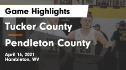 Tucker County  vs Pendleton County  Game Highlights - April 16, 2021