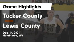 Tucker County  vs Lewis County  Game Highlights - Dec. 14, 2021