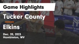 Tucker County  vs Elkins  Game Highlights - Dec. 20, 2023