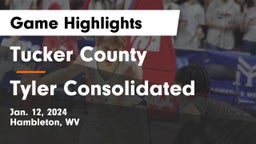 Tucker County  vs Tyler Consolidated  Game Highlights - Jan. 12, 2024