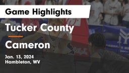 Tucker County  vs Cameron  Game Highlights - Jan. 13, 2024