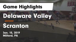 Delaware Valley  vs Scranton  Game Highlights - Jan. 15, 2019