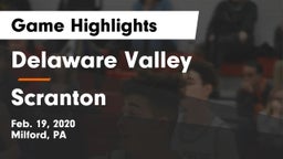 Delaware Valley  vs Scranton  Game Highlights - Feb. 19, 2020