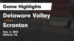 Delaware Valley  vs Scranton  Game Highlights - Feb. 5, 2022