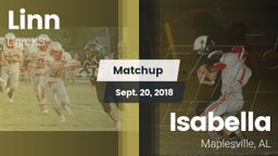 Matchup: Linn  vs. Isabella  2018
