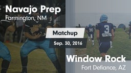 Matchup: Navajo Prep High vs. Window Rock  2016