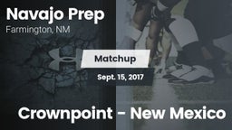 Matchup: Navajo Prep High vs. Crownpoint - New Mexico 2017