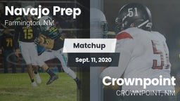Matchup: Navajo Prep High vs. Crownpoint  2020