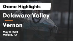 Delaware Valley  vs Vernon  Game Highlights - May 8, 2024