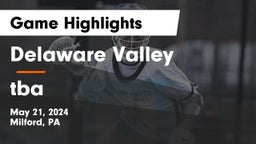 Delaware Valley  vs tba Game Highlights - May 21, 2024