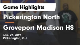 Pickerington North  vs Groveport Madison HS Game Highlights - Jan. 22, 2019