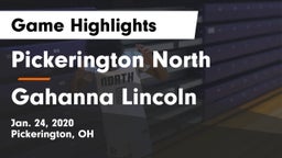 Pickerington North  vs Gahanna Lincoln  Game Highlights - Jan. 24, 2020