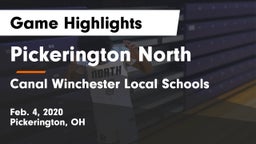 Pickerington North  vs Canal Winchester Local Schools Game Highlights - Feb. 4, 2020