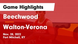 Beechwood  vs Walton-Verona  Game Highlights - Nov. 28, 2022