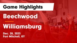 Beechwood  vs Williamsburg   Game Highlights - Dec. 28, 2023
