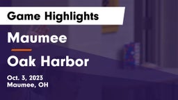 Maumee  vs Oak Harbor  Game Highlights - Oct. 3, 2023
