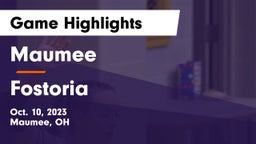 Maumee  vs Fostoria  Game Highlights - Oct. 10, 2023