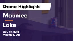 Maumee  vs Lake  Game Highlights - Oct. 12, 2023