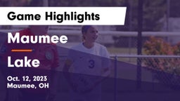 Maumee  vs Lake  Game Highlights - Oct. 12, 2023