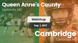 Matchup: Queen Anne's County vs. Cambridge  2017