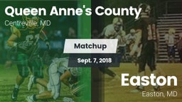 Matchup: Queen Anne's County vs. Easton  2018