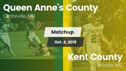 Matchup: Queen Anne's County vs. Kent County  2019